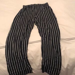 Brandy melville striped loose pants